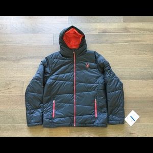 SPYDER NEXUS HOODED INSULATED PUFFER JACKET